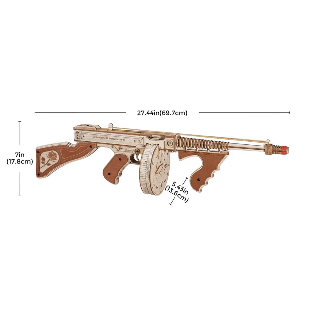 Submachine Gun 3D Wooden Puzzle
