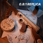 Submachine Gun 3D Wooden Puzzle