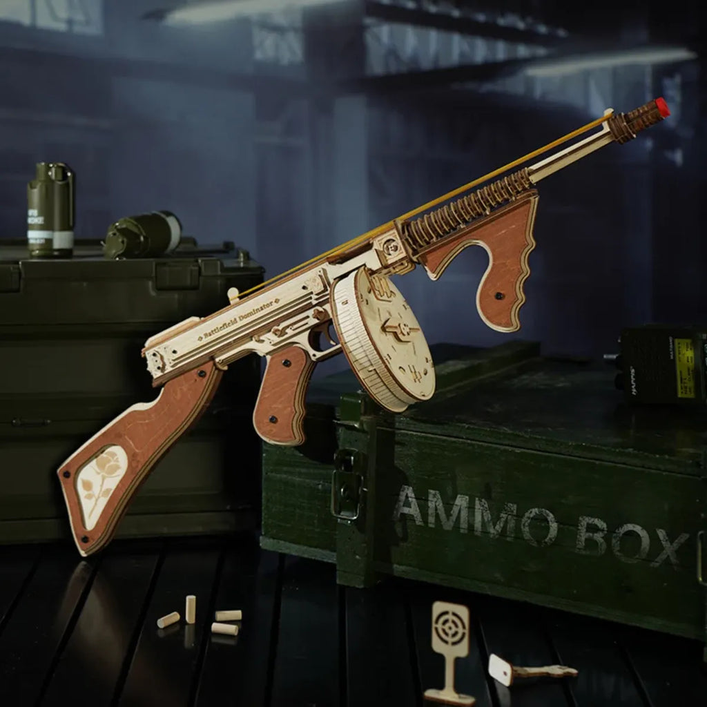 Submachine Gun 3D Wooden Puzzle