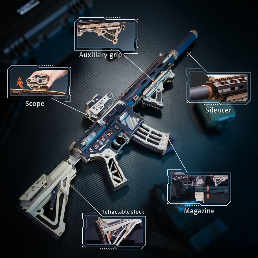 M416 Carbine 3D Wooden Puzzle