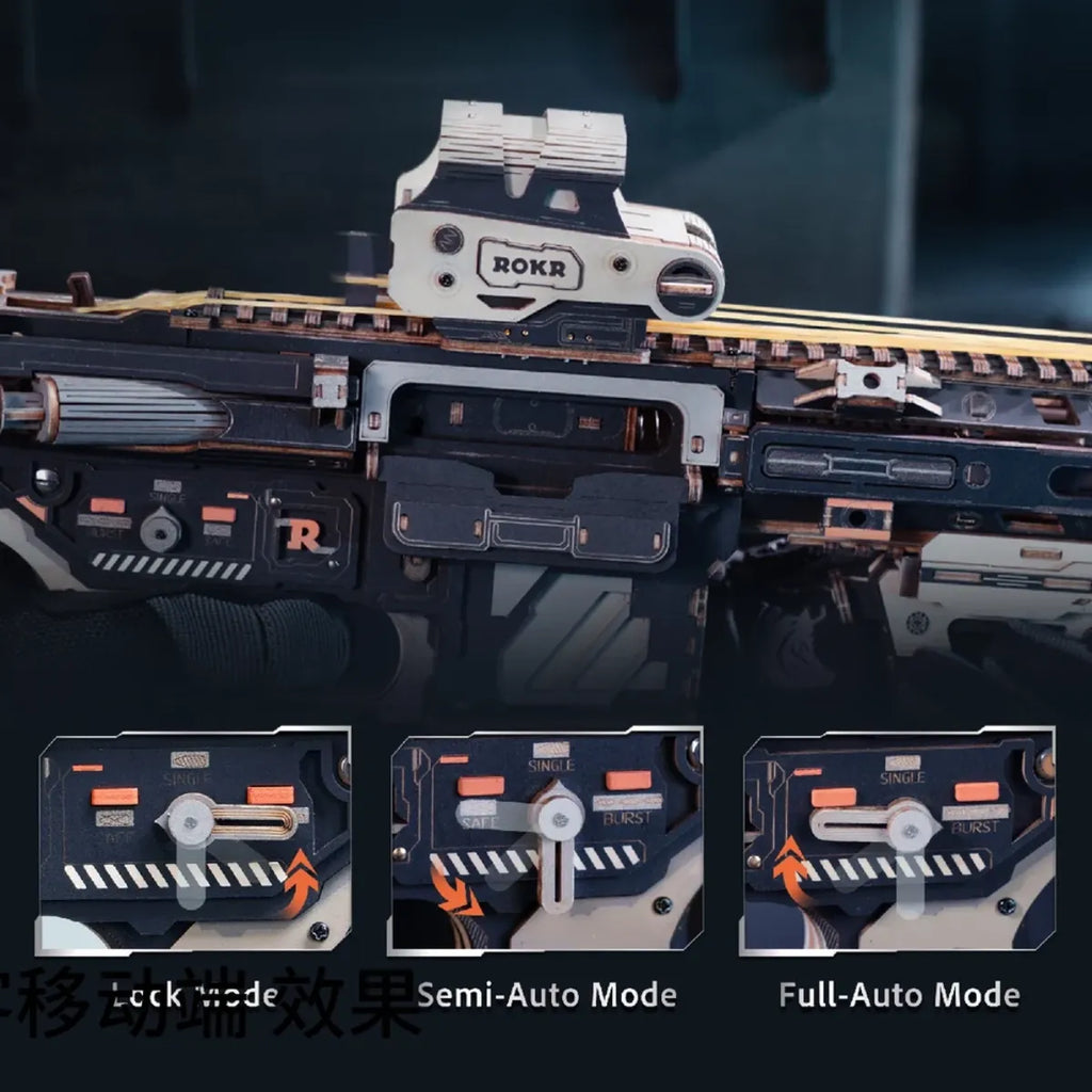 M416 Carbine 3D Wooden Puzzle