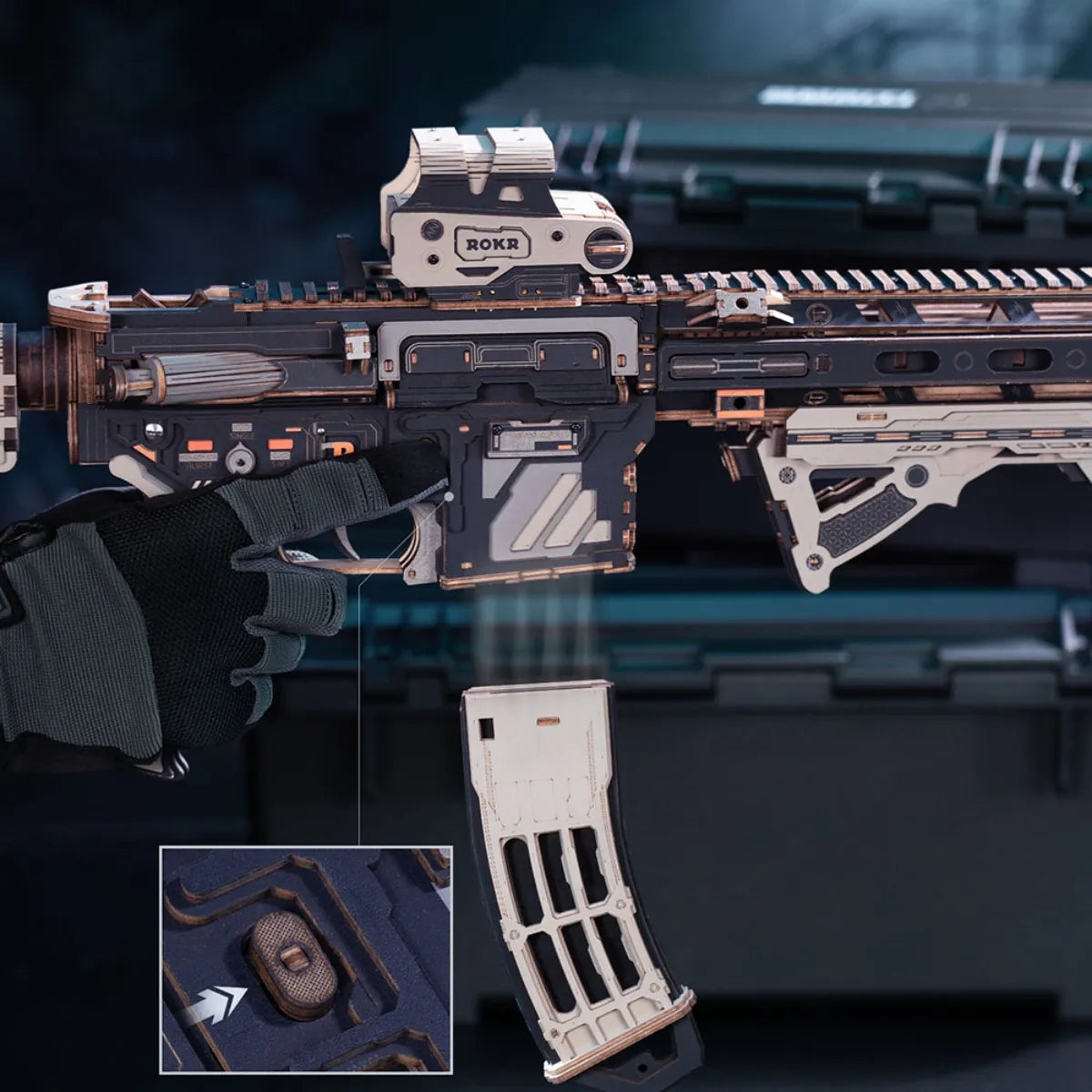 M416 Carbine 3D Wooden Puzzle