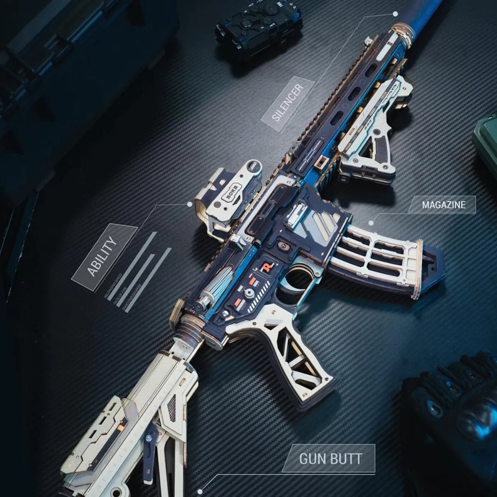 M416 Carbine 3D Wooden Puzzle