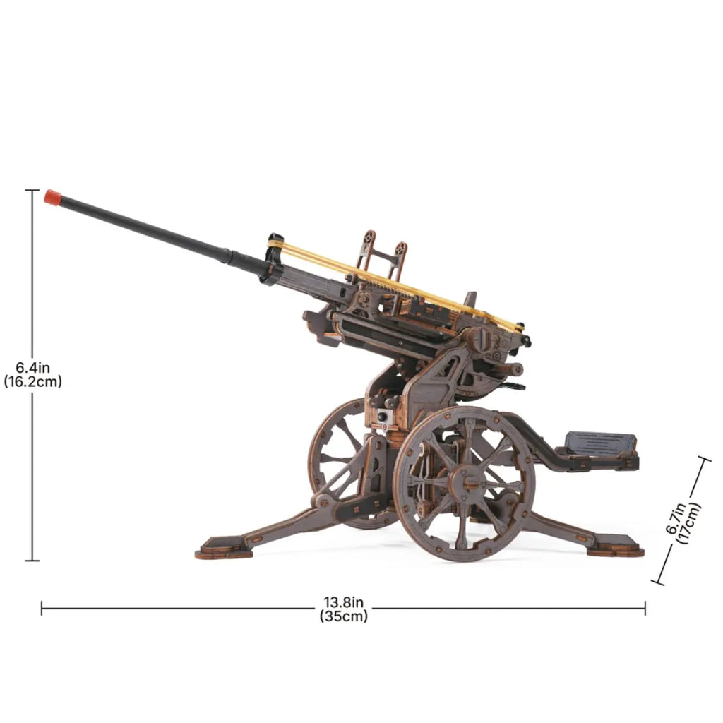 Anti-aircraft Gun 3D Wooden Puzzle