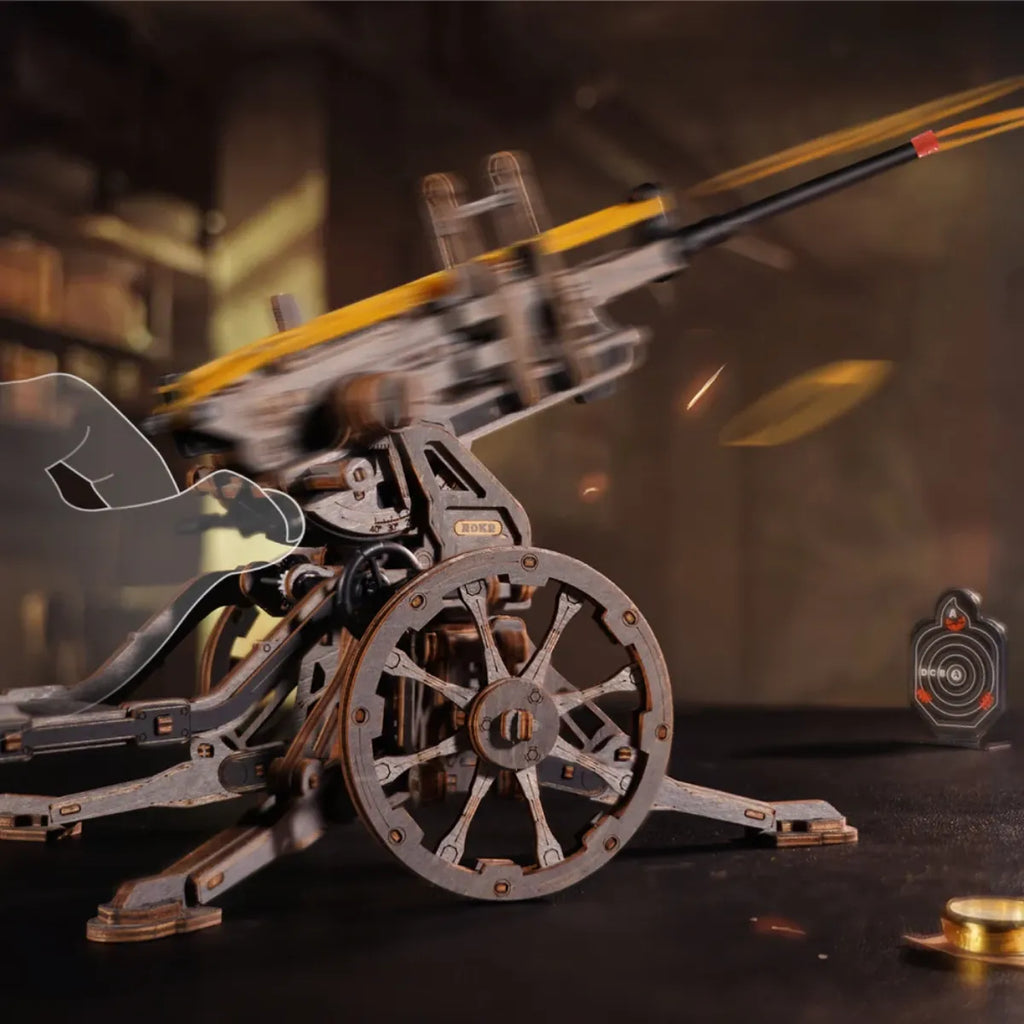 Anti-aircraft Gun 3D Wooden Puzzle