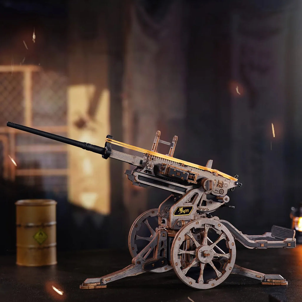 Anti-aircraft Gun 3D Wooden Puzzle