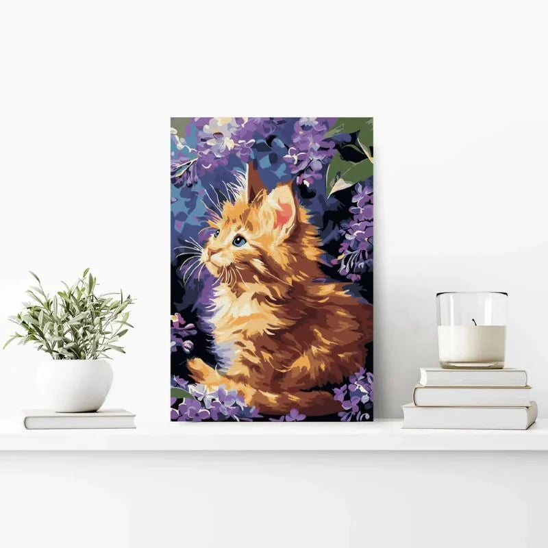 Ginger Kitten Paint by Numbers Kit 30x40cm