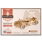 V8 Grand Prix Car Scale 3D Wooden Puzzle