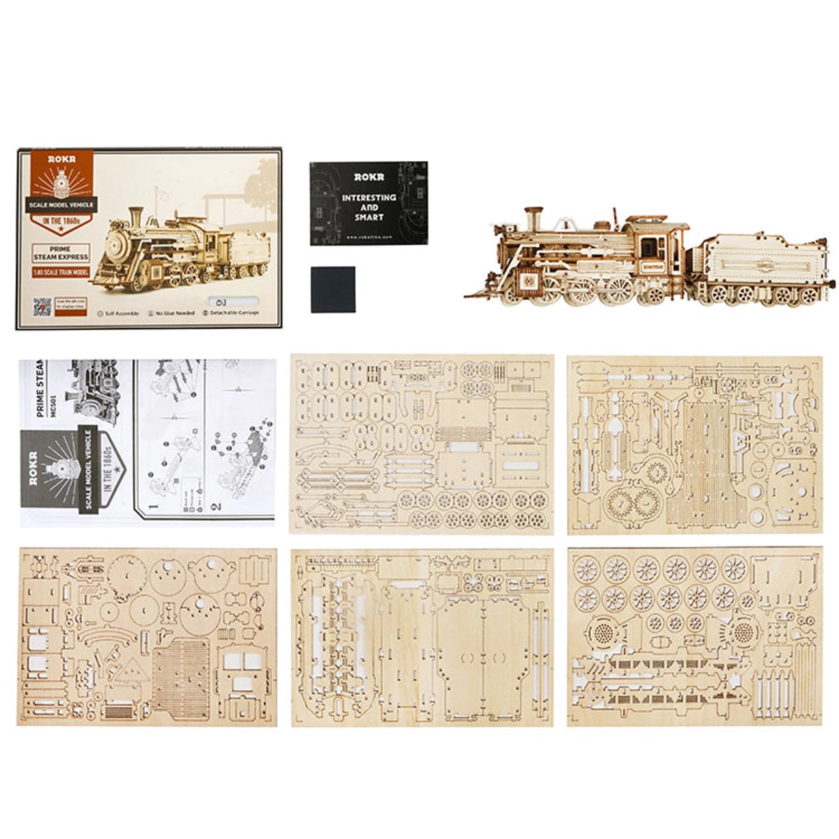 Prime Steam Express 3D Wooden Puzzle