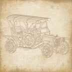 Vintage Car 1910 3D Wooden Puzzle
