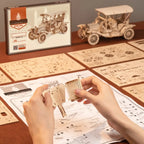Vintage Car 1910 3D Wooden Puzzle
