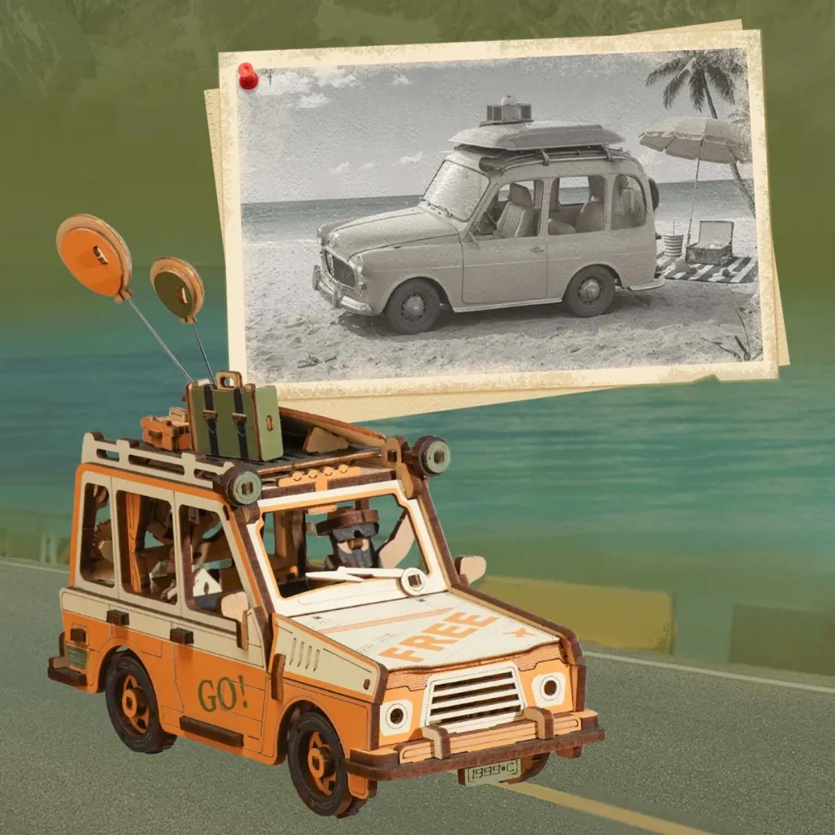 Road Tripper Gravity Swing 3D Wooden Puzzle