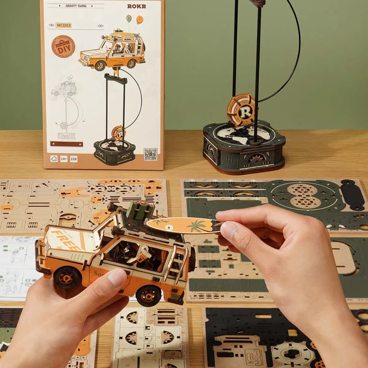 Road Tripper Gravity Swing 3D Wooden Puzzle