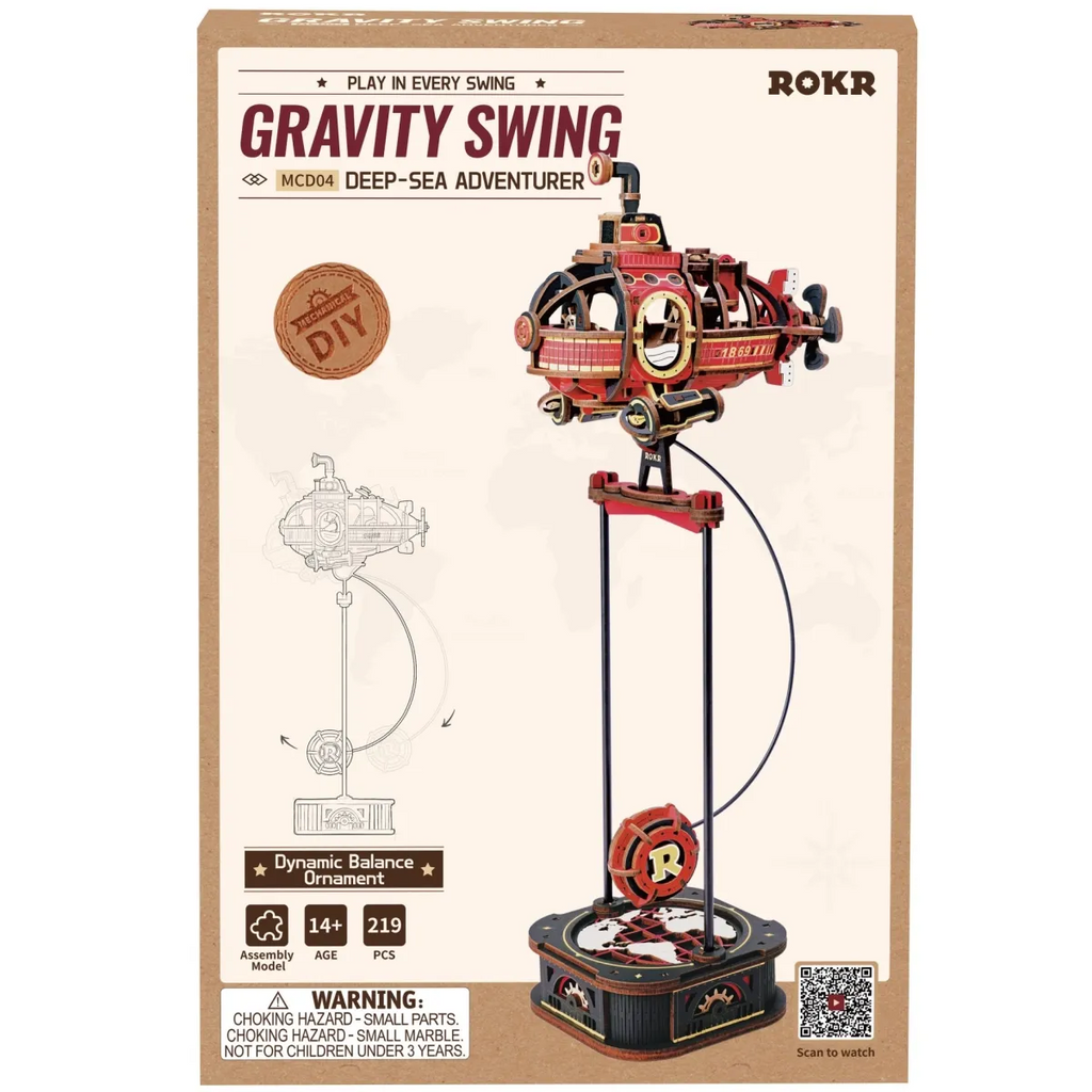 Deep-Sea Adventurer Gravity Swing 3D Wooden Puzzle