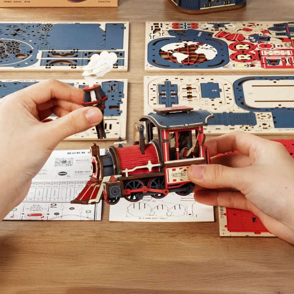 Power Express Gravity Swing 3D Wooden Puzzle