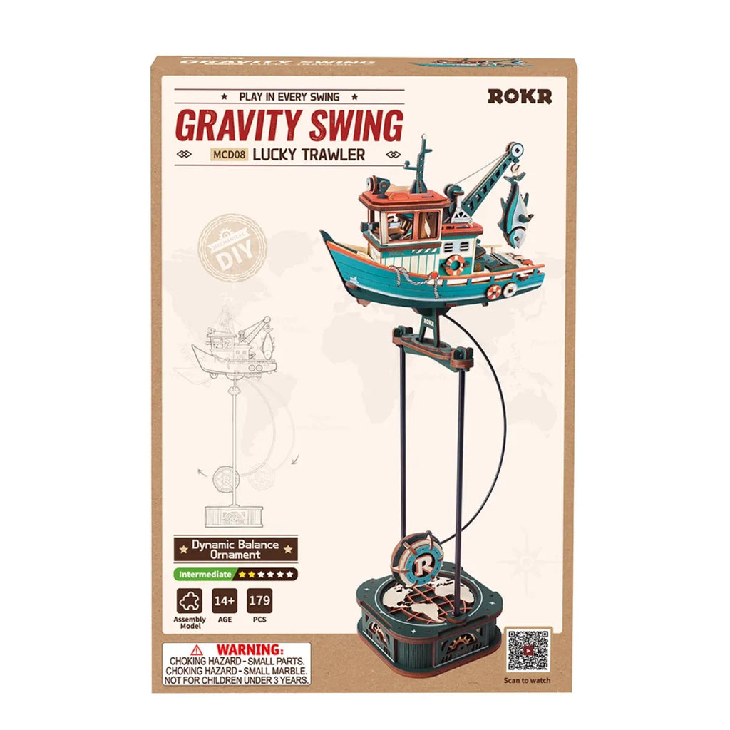 Lucky Trawler Gravity Swing 3D Wooden Puzzle