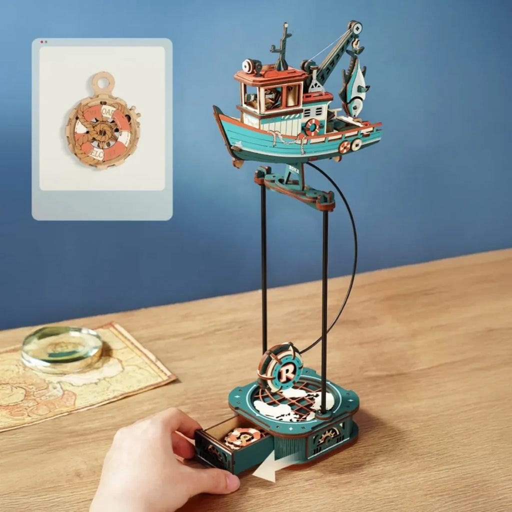 Lucky Trawler Gravity Swing 3D Wooden Puzzle