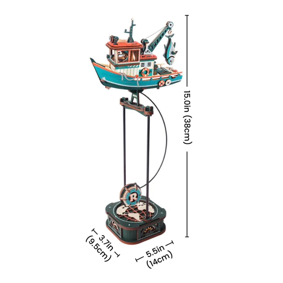 Lucky Trawler Gravity Swing 3D Wooden Puzzle