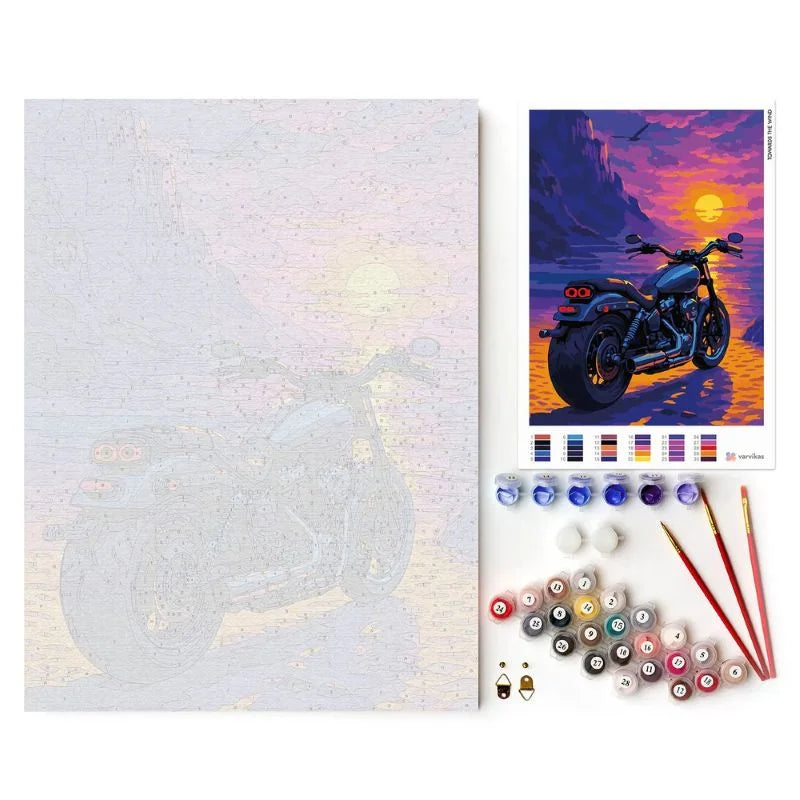 Towards the Wind Paint by Numbers Kit 30x40cm