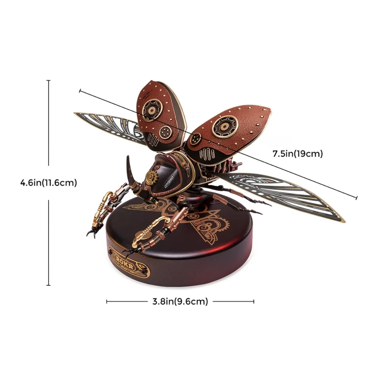 Rhinoceros Beetle Mechanical 3D Puzzle