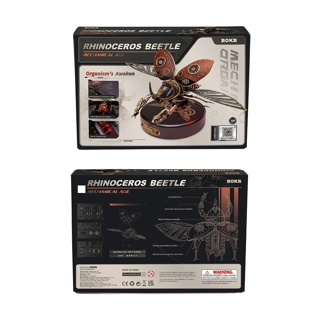 Rhinoceros Beetle Mechanical 3D Puzzle