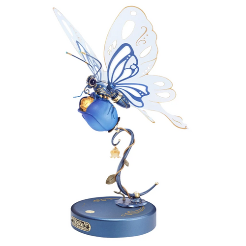 Blue Butterfly Mechanical 3D Puzzle