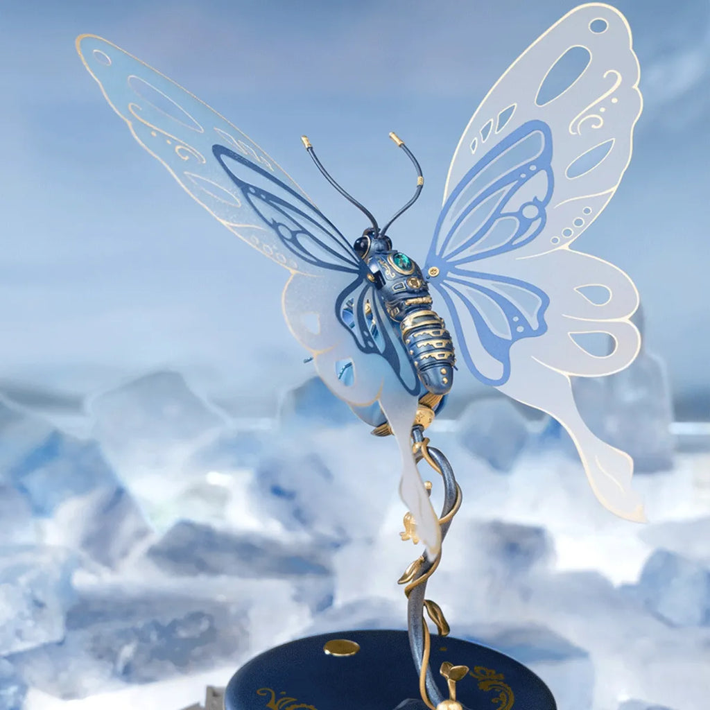 Blue Butterfly Mechanical 3D Puzzle