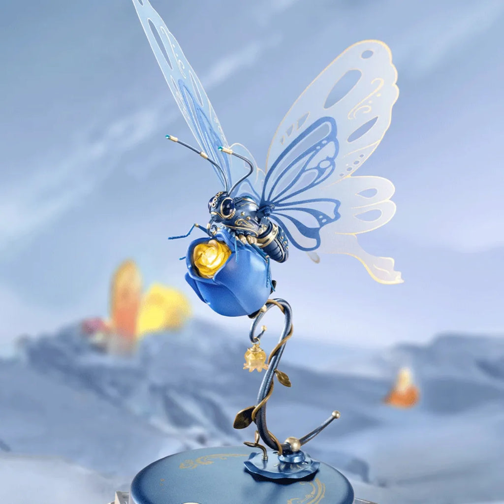 Blue Butterfly Mechanical 3D Puzzle