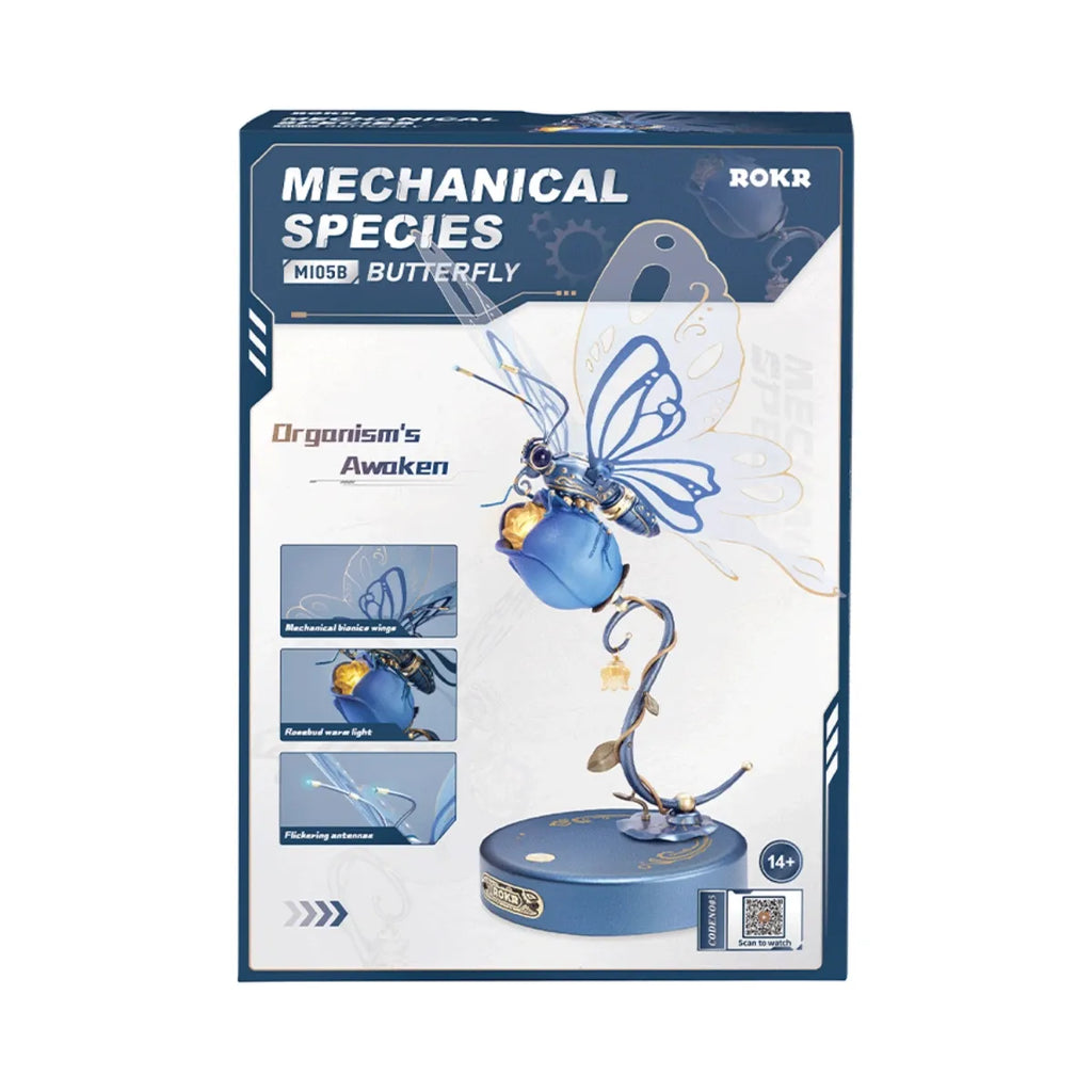 Blue Butterfly Mechanical 3D Puzzle