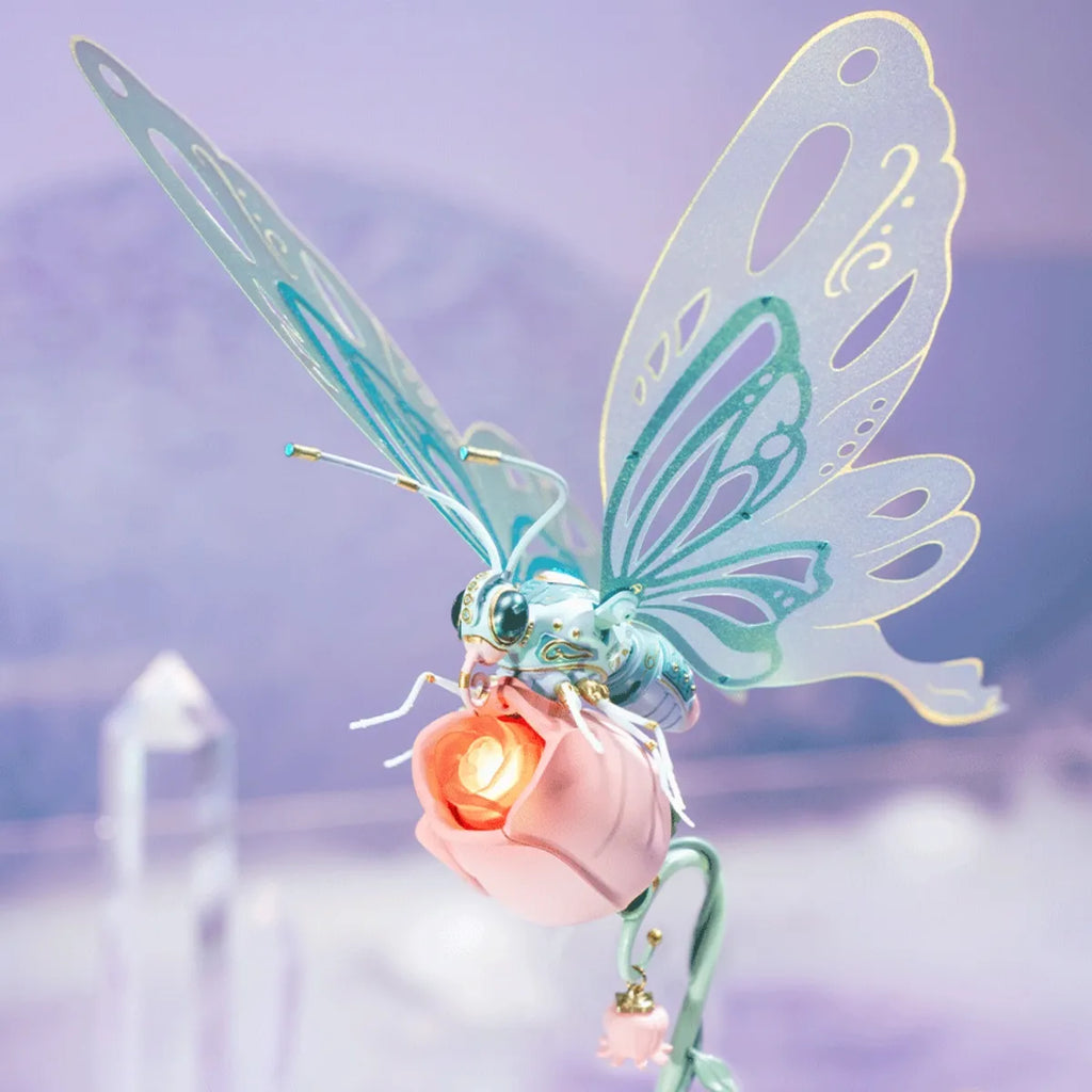 Pink Butterfly Mechanical 3D Puzzle