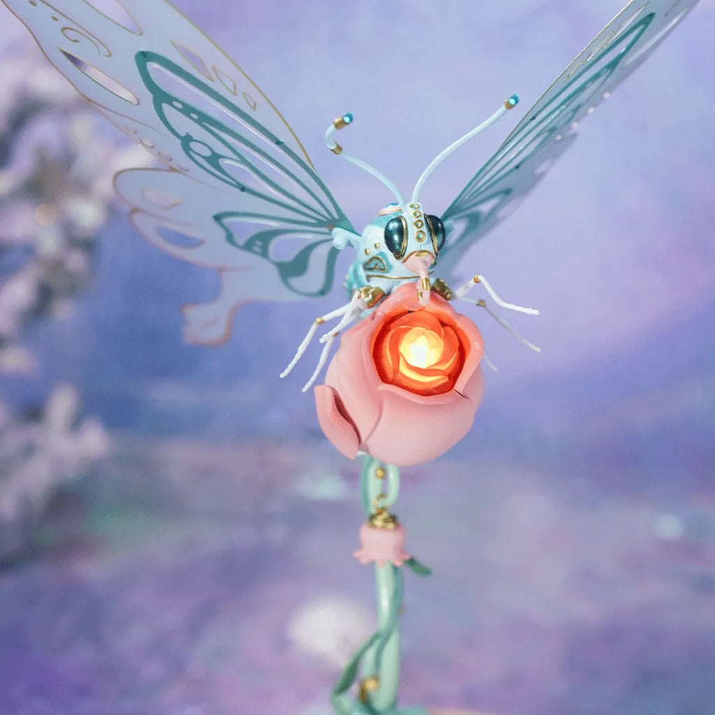 Pink Butterfly Mechanical 3D Puzzle