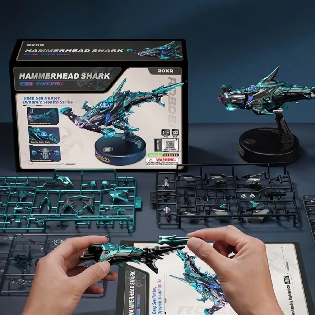 Hammerhead Shark Mechanical 3D Puzzle