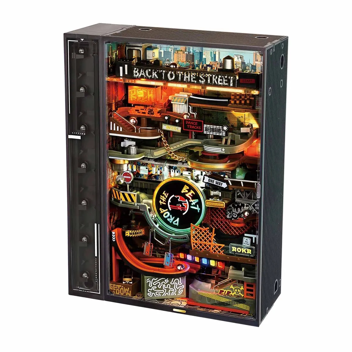 Hip-Hop Street Marble Run Mechanical 3D Puzzle