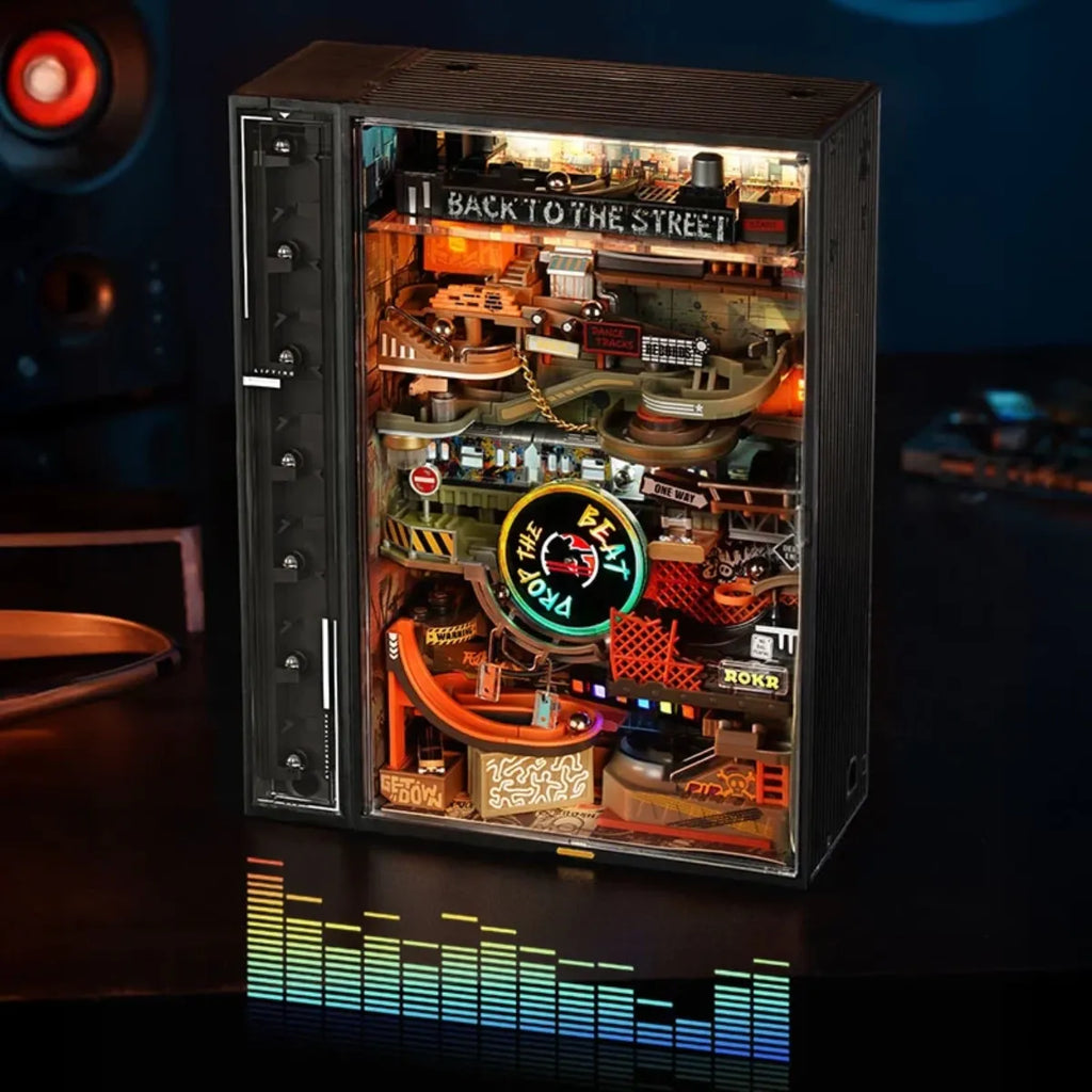 Hip-Hop Street Marble Run Mechanical 3D Puzzle