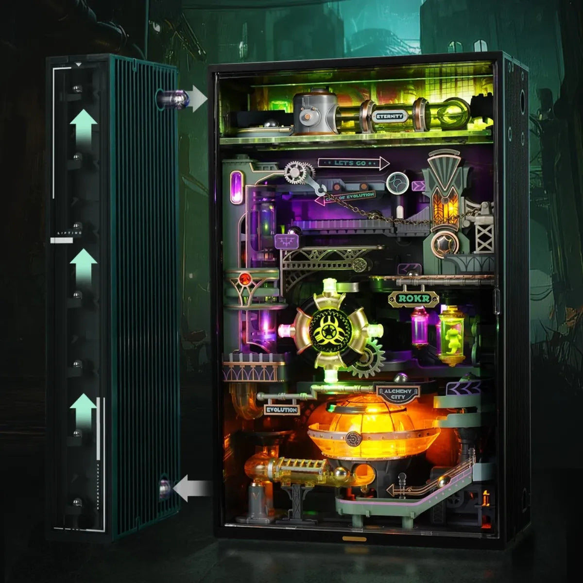 Alchemy City Marble Run Mechanical 3D Puzzle