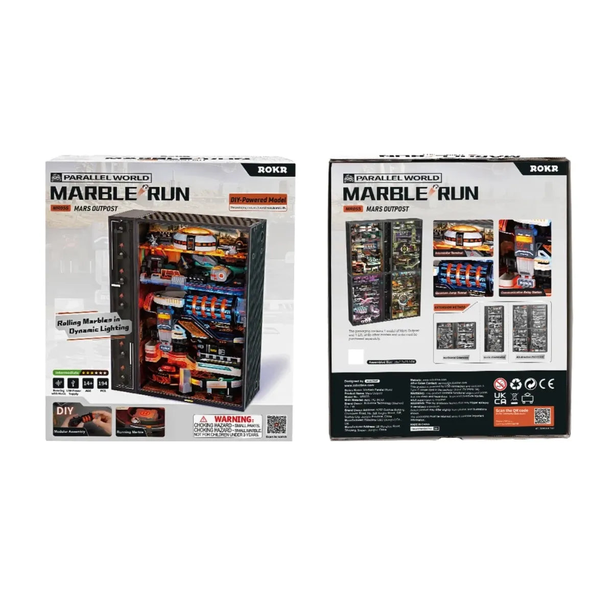 Mars Outpost Marble Run Mechanical 3D Puzzle