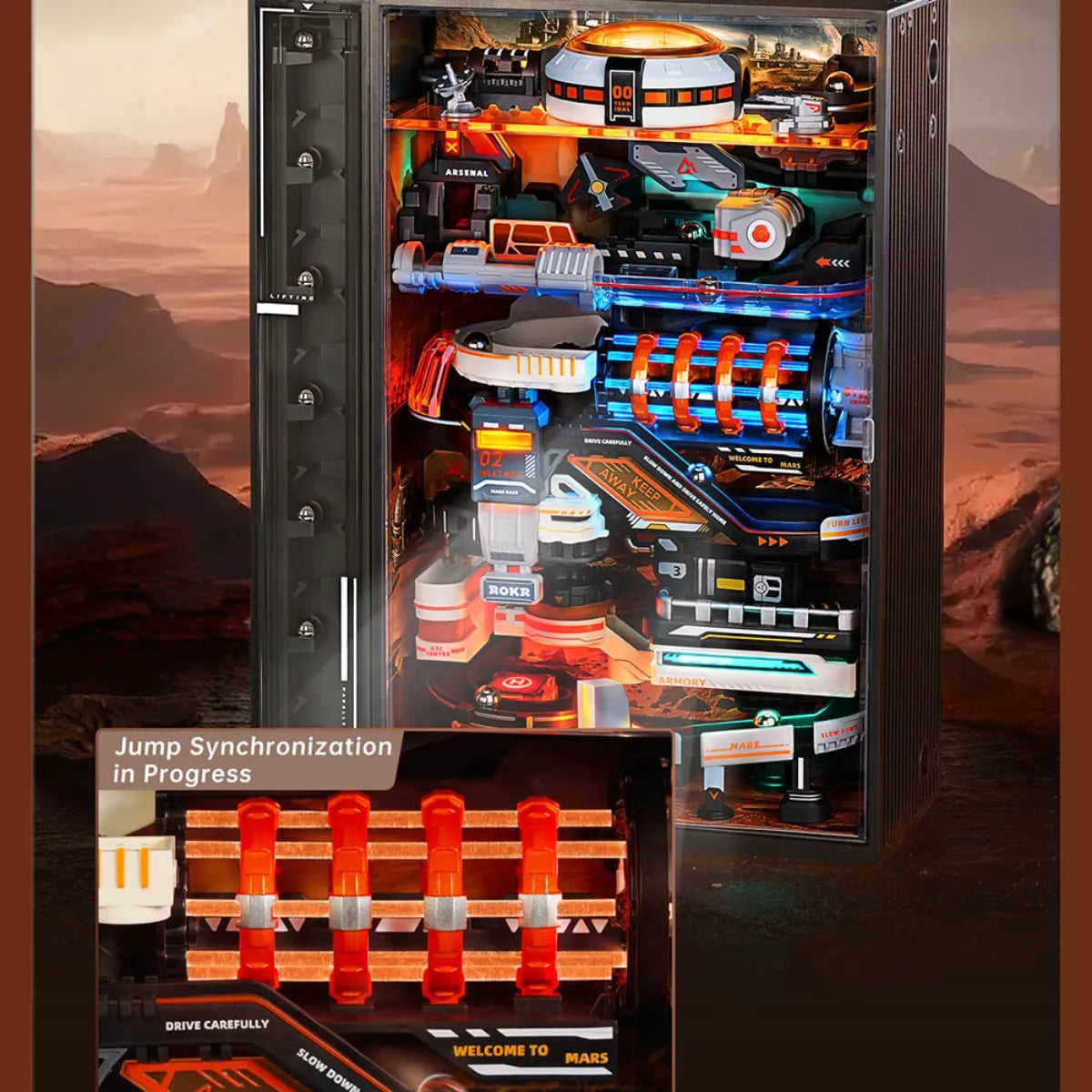 Mars Outpost Marble Run Mechanical 3D Puzzle