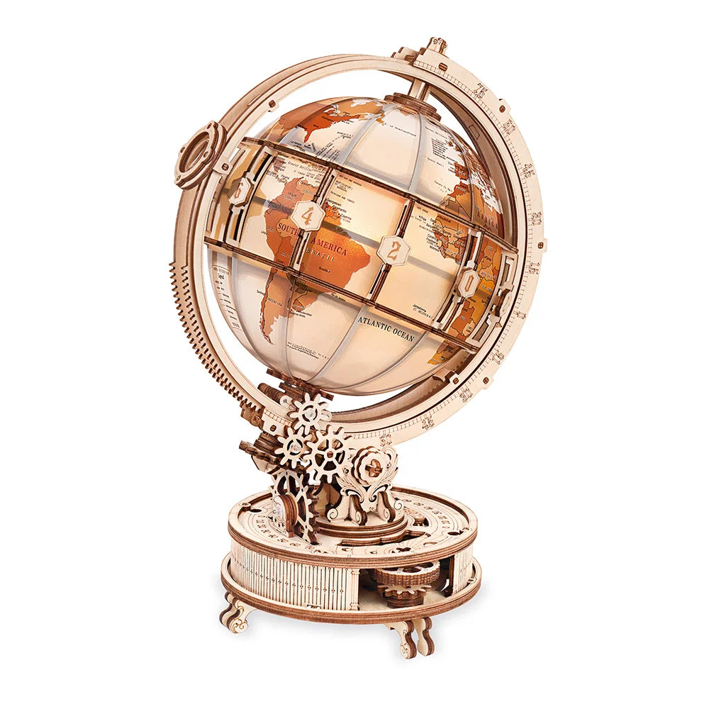 Luminous Globe (Electric Version) Mechanical 3D Wooden Puzzle