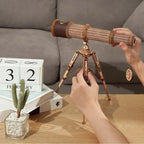 Monocular telescope 3D Wooden Puzzle