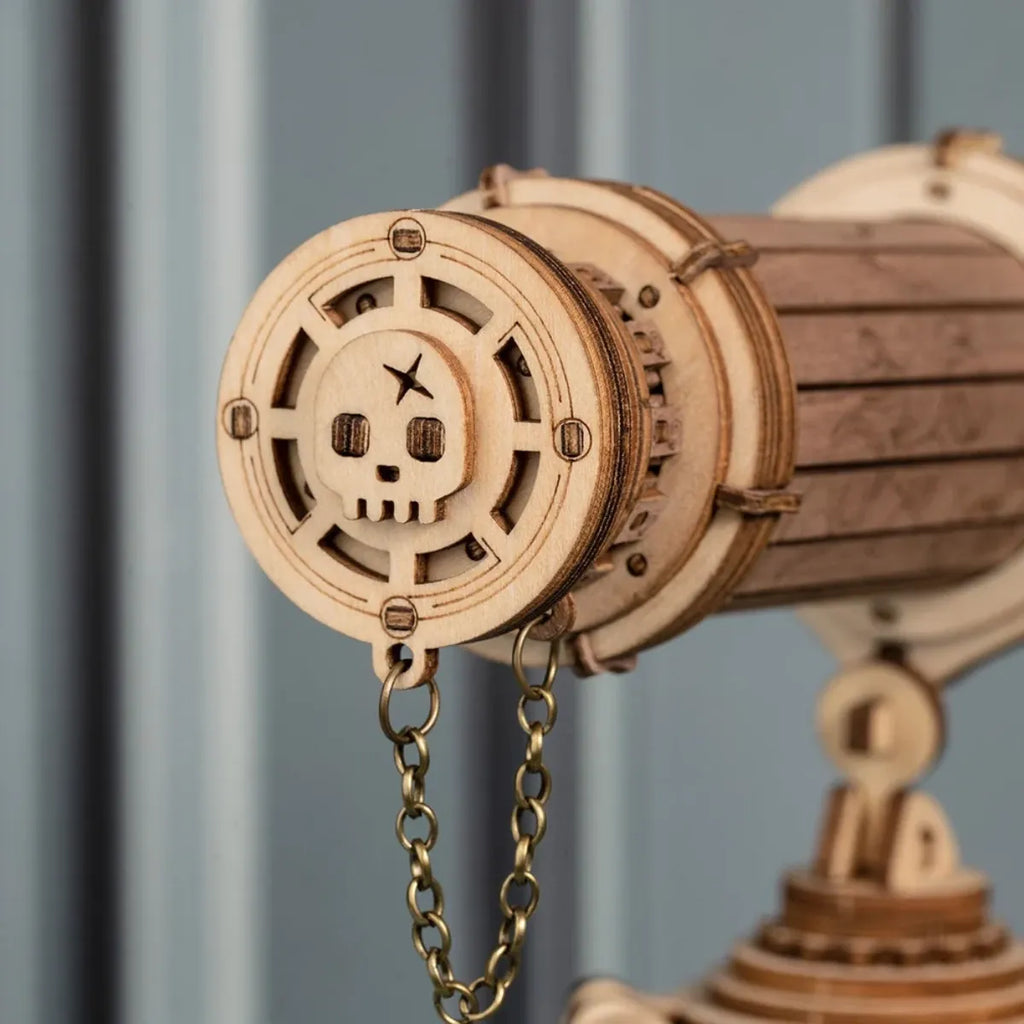 Monocular telescope 3D Wooden Puzzle
