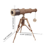 Monocular telescope 3D Wooden Puzzle