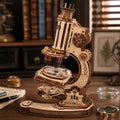Microscope Mechanical Wooden 3D Puzzle