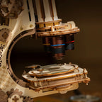 Microscope Mechanical Wooden 3D Puzzle
