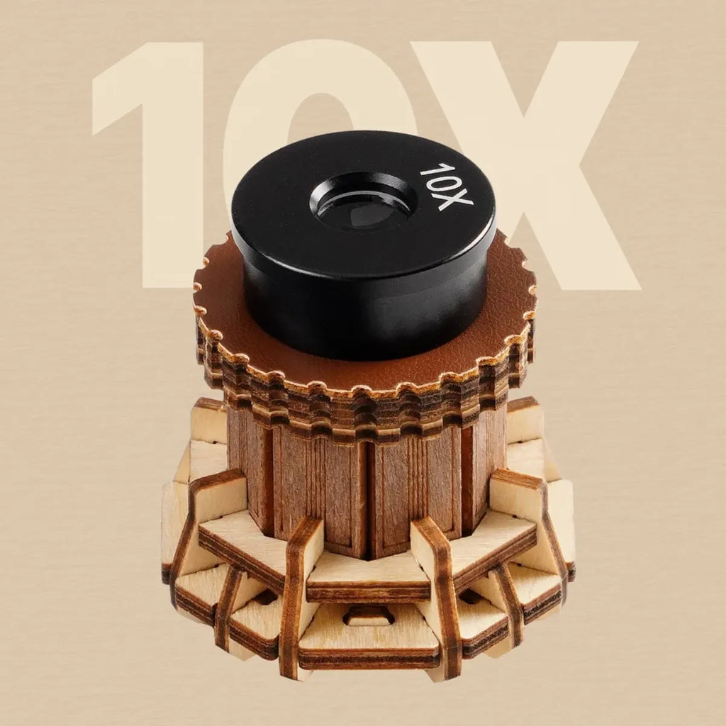 Microscope Mechanical Wooden 3D Puzzle