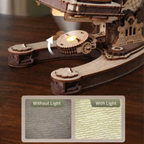 Microscope Mechanical Wooden 3D Puzzle