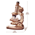 Microscope Mechanical Wooden 3D Puzzle
