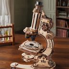 Microscope Mechanical Wooden 3D Puzzle
