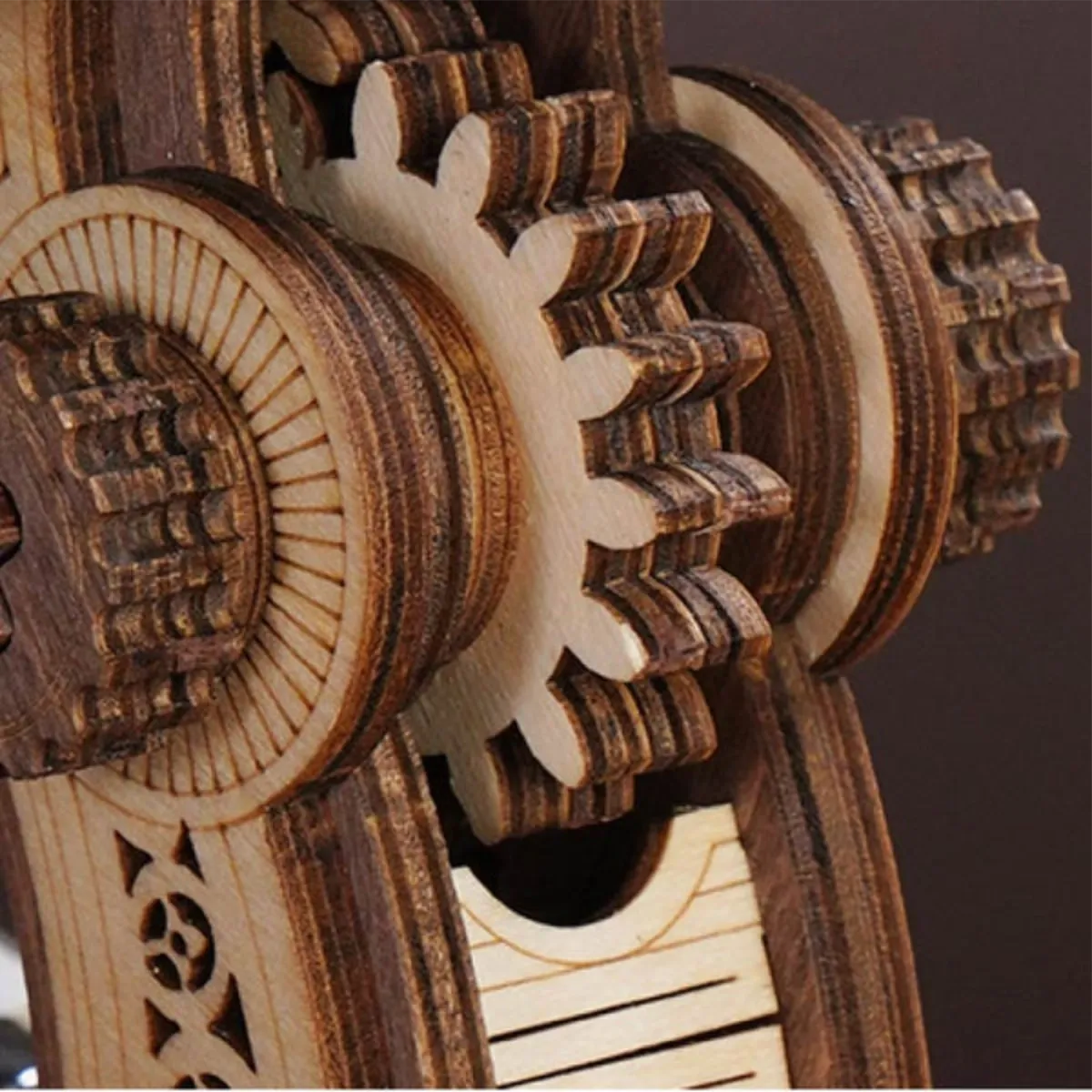 Microscope Mechanical Wooden 3D Puzzle