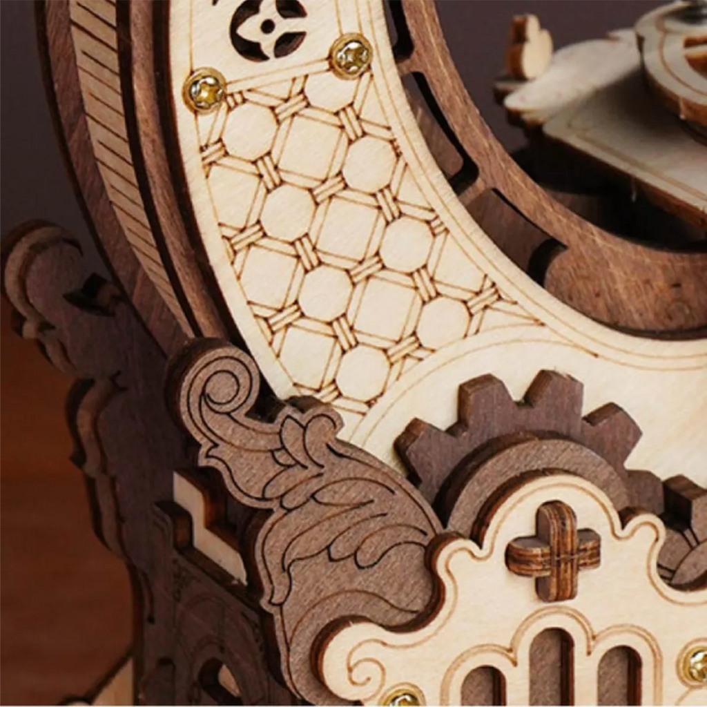Microscope Mechanical Wooden 3D Puzzle