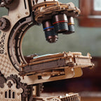 Microscope Mechanical Wooden 3D Puzzle